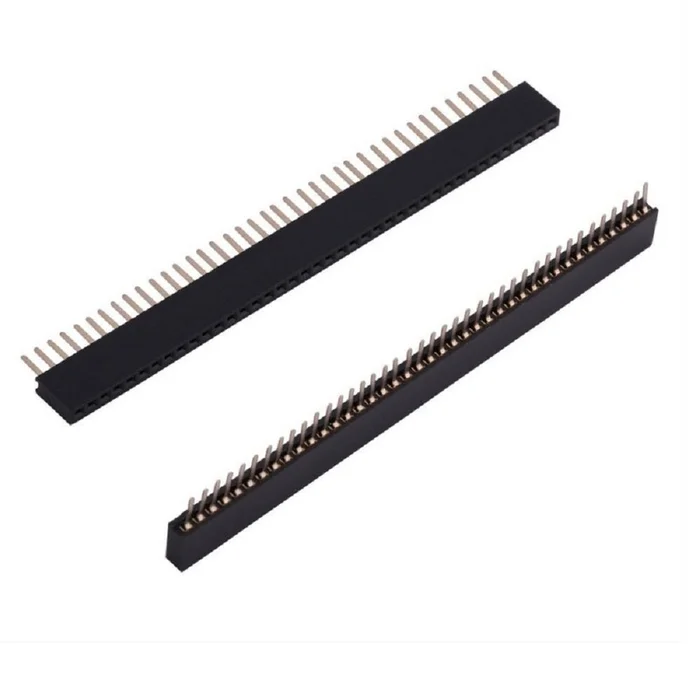 1.27mm 1×40 Pin Pitch Female Single Row Berg Header Strip
