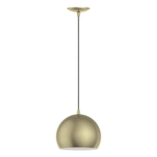 1 Light Antique Brass Pendant (108|40801-01)