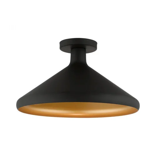 1 Light Black Semi-Flush Mount (108|41020-04)