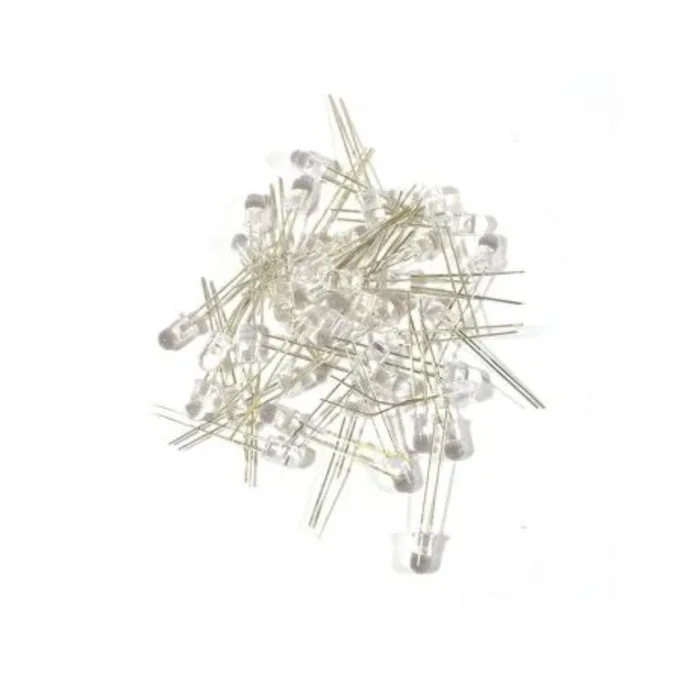 10mm DIP LED White (20 pcs)