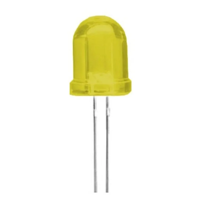 10mm DIP LED Yellow (50 pcs)