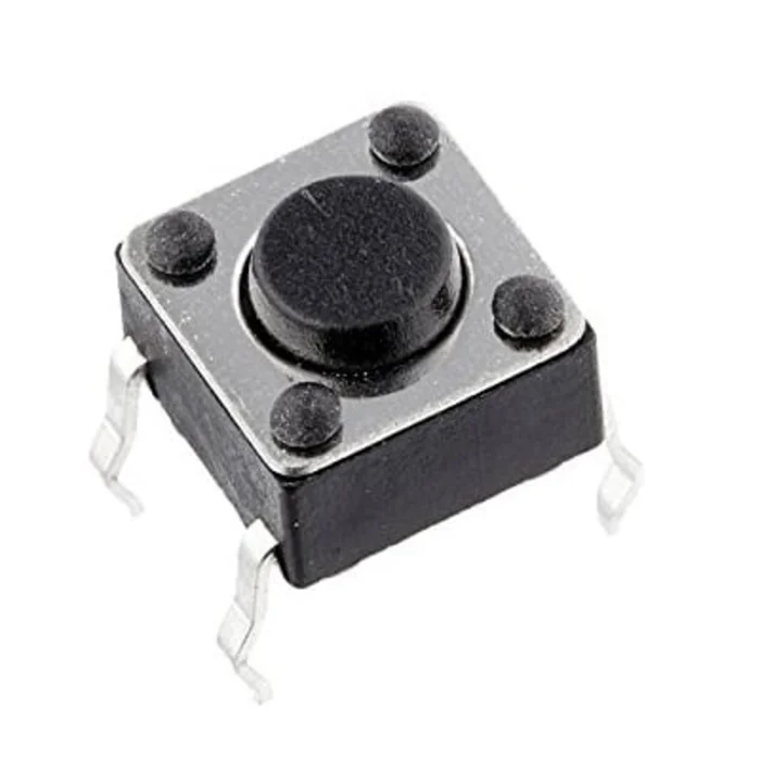 12x12x7.3mm Tactile Push Button Switch-10Pcs.