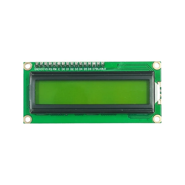 1602 With I2C LCD Display Module 16×2 (Green)
