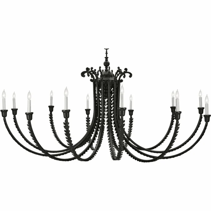 2nd Ave. 108852 Oak Bough Traditional Timeless Bronze Hanging Chandelier