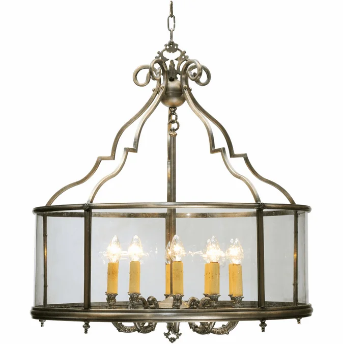 2nd Ave. 113908 Sanctuary Traditional Antique Brass Ceiling Light Pendant