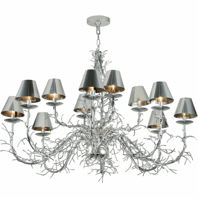 2nd Ave. 127985 Twigs Traditional Extreme Chrome Chandelier Lighting
