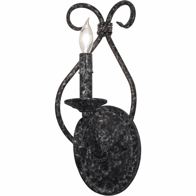 2nd Ave. 153437 Olivia Traditional Graphite Pewter Lighting Sconce