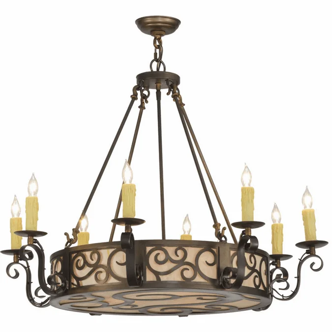 2nd Ave. 153447 Delano Traditional Antique Copper Chandelier Light