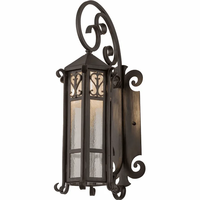 2nd Ave. 183284 Caprice Traditional Weathered Red Outdoor Wall Mounted Lamp