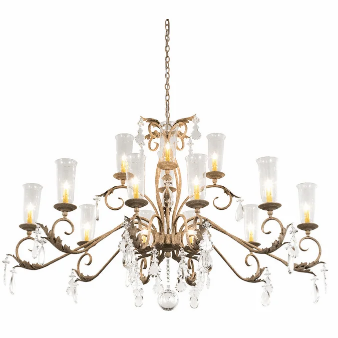 2nd Ave. 195401 Windsor Traditional Tuscan Ivory Lighting Chandelier
