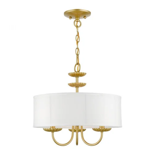 3 Light Soft Gold Pendant Chandelier (108|42983-33)