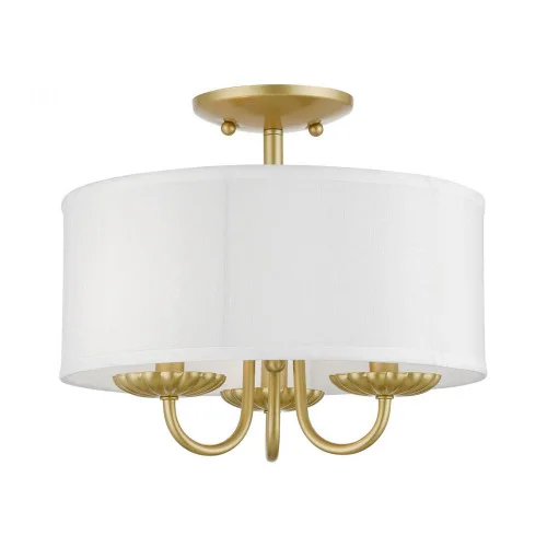 3 Light Soft Gold Semi-Flush Mount (108|42987-33)