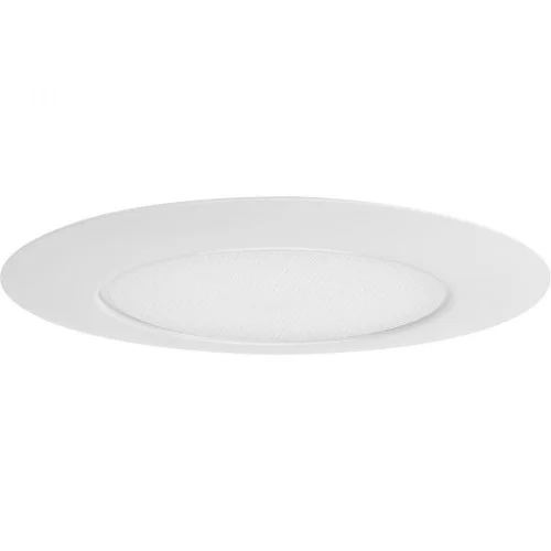 6” Satin White Recessed Lensed Shower Trim with Glass Diffuser for 6” Housing (P806N series) (149|P806004-028)