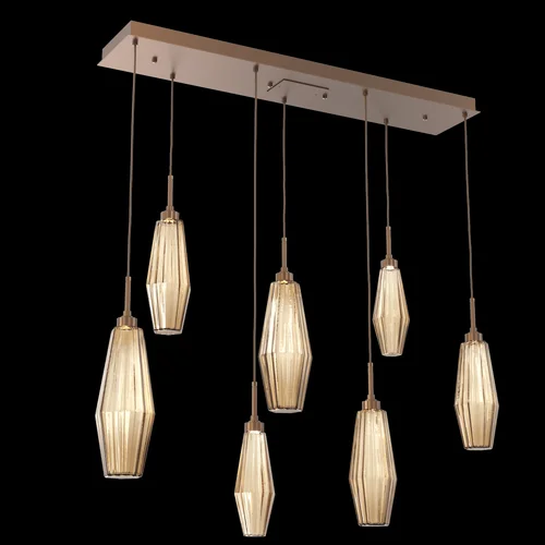 Aalto Linear 7pc Multi-Pendant (1289|PLB0049-07-BB-RB-C01-L1)