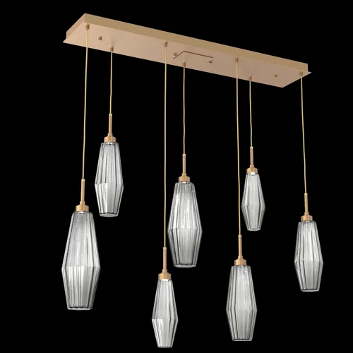 Aalto Linear 7pc Multi-Pendant (1289|PLB0049-07-NB-RS-C01-L3)