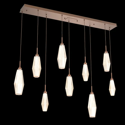 Aalto Linear 9pc Multi-Pendant (1289|PLB0049-09-BB-RA-C01-L3)