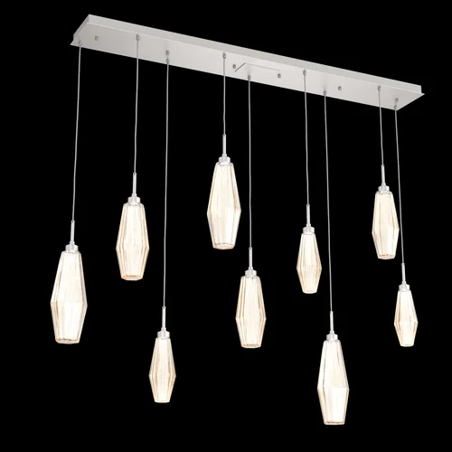 Aalto Linear 9pc Multi-Pendant (1289|PLB0049-09-BS-RA-C01-L3)