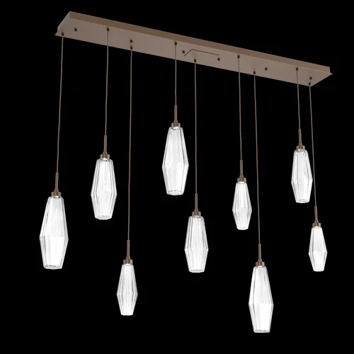 Aalto Linear 9pc Multi-Pendant (1289|PLB0049-09-FB-RC-C01-L1)