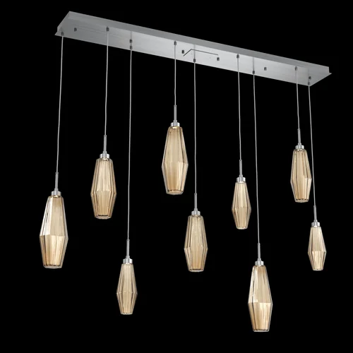 Aalto Linear 9pc Multi-Pendant (1289|PLB0049-09-GM-RB-C01-L1)