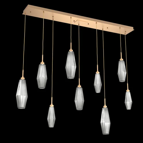 Aalto Linear 9pc Multi-Pendant (1289|PLB0049-09-NB-RS-C01-L1)