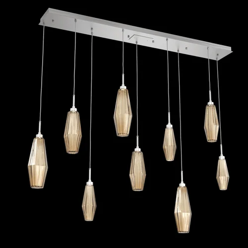 Aalto Linear 9pc Multi-Pendant (1289|PLB0049-09-SN-RB-C01-L1)