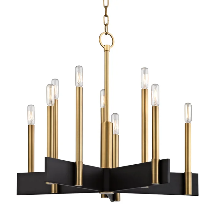 Abrams Ten Light Chandelier