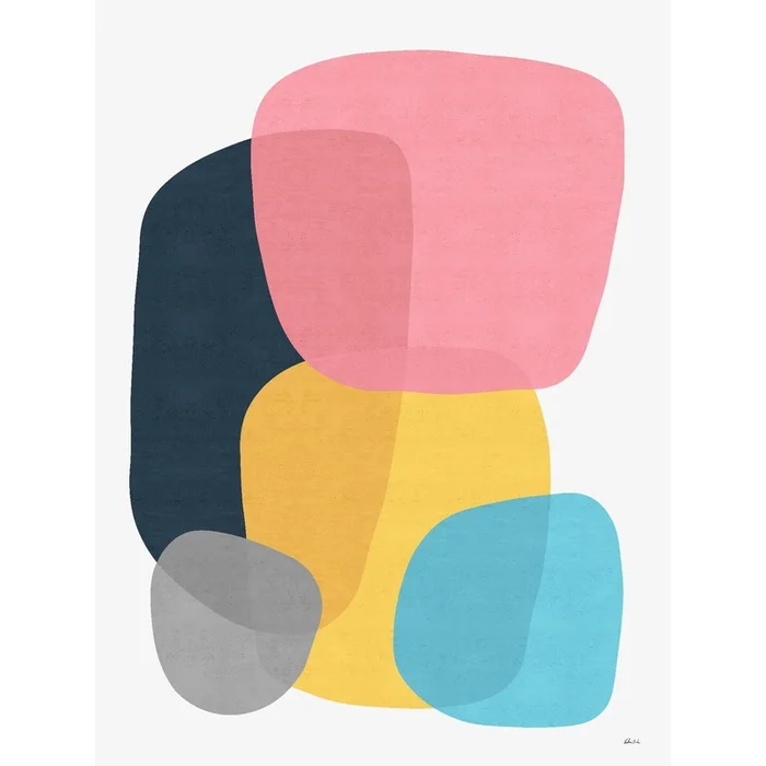 Abstract Vii Giant Art 72×54 Wall Art|uvre dart murale Giant Art Abstract Vii 72×54