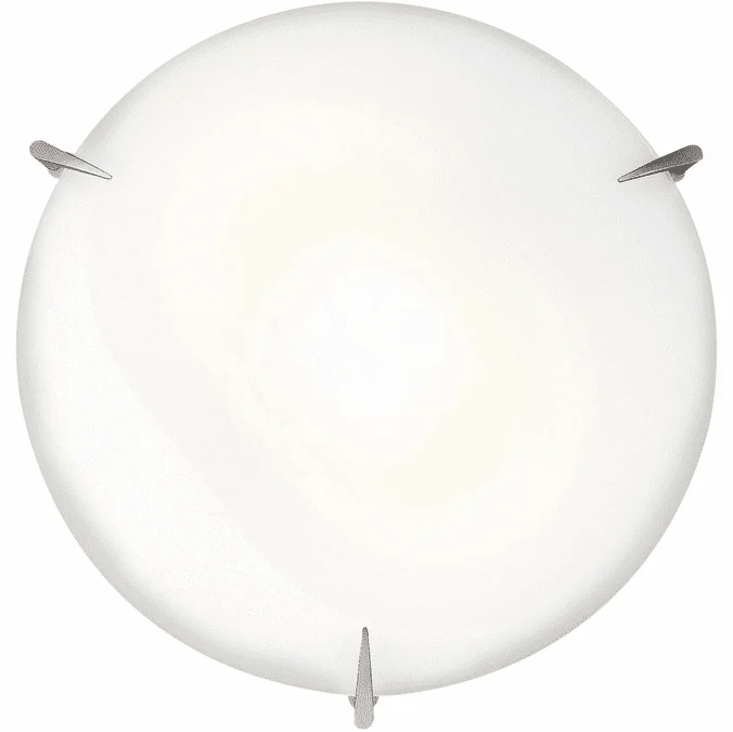 Access 20661LEDDLP-BS/OPL Zenon Contemporary Brushed Steel LED 12″ Ceiling Light Fixture