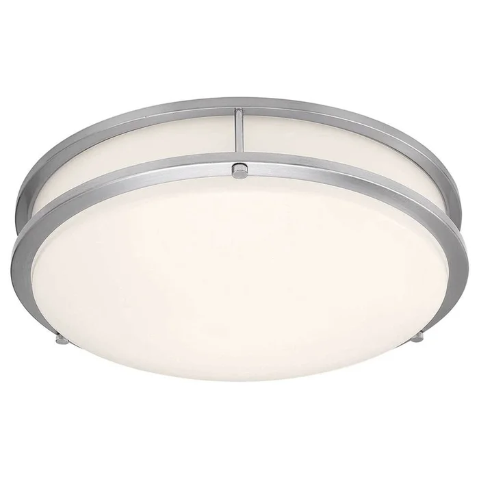 Access Solero II 1-LT LED Flush Mount – Brushed Steel – 20500LEDDCS-BS/ACR