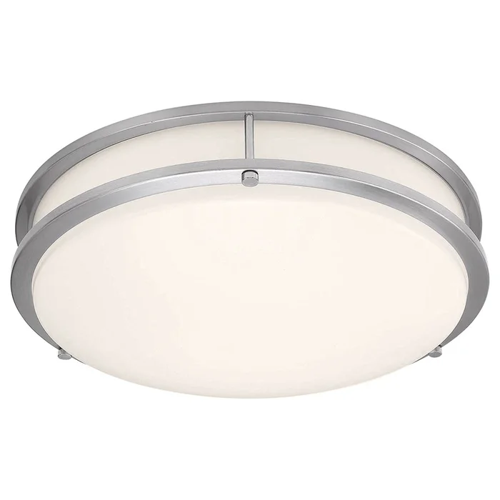 Access Solero II Dimmable LED Flush Mount – Brushed Steel – 20501LEDD-BS/ACR