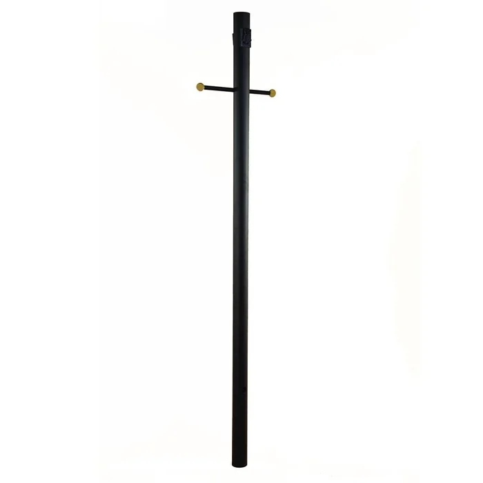 Acclaim 7-FT Direct Burial Post With Photocell – Matte Black – 99BK