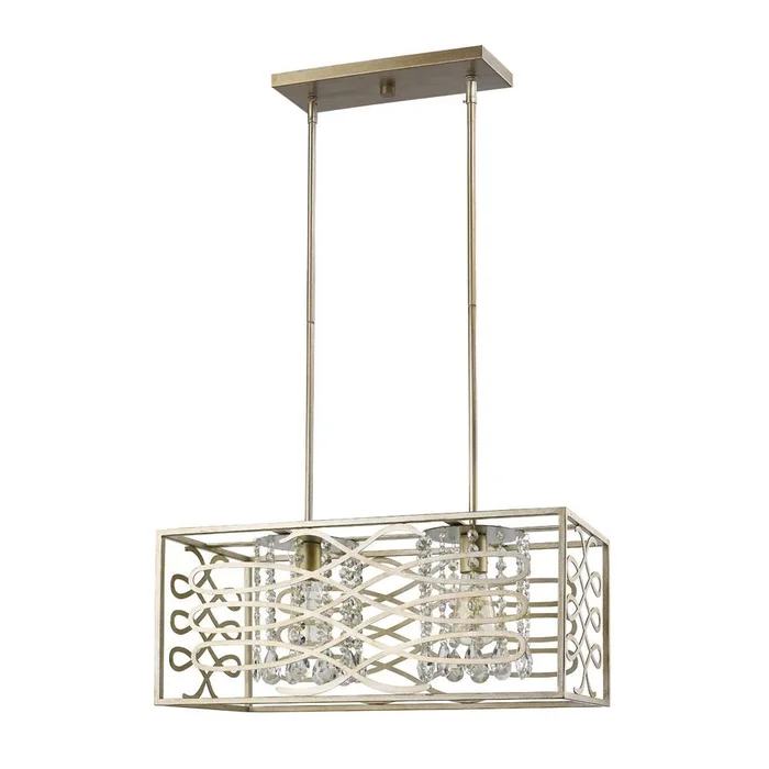 Acclaim Brax 2-Light Pendant – Washed Gold – IN21061WG