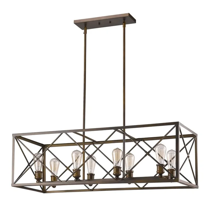 Acclaim Brooklyn 8-Light Pendant – Oil Rubbed Bronze – IN21123ORB