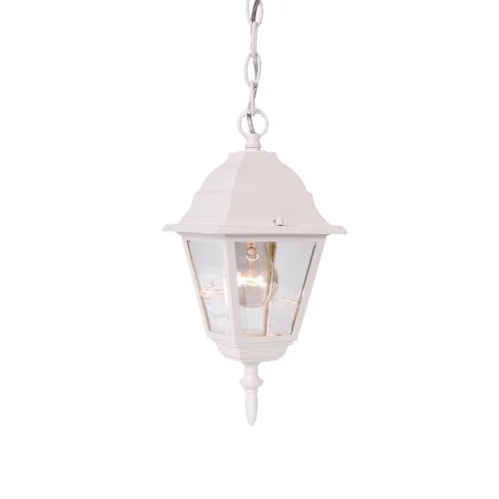 Acclaim Builder’s Choice 1-Light Outdoor Hanging Lantern – Textured White – 4006TW