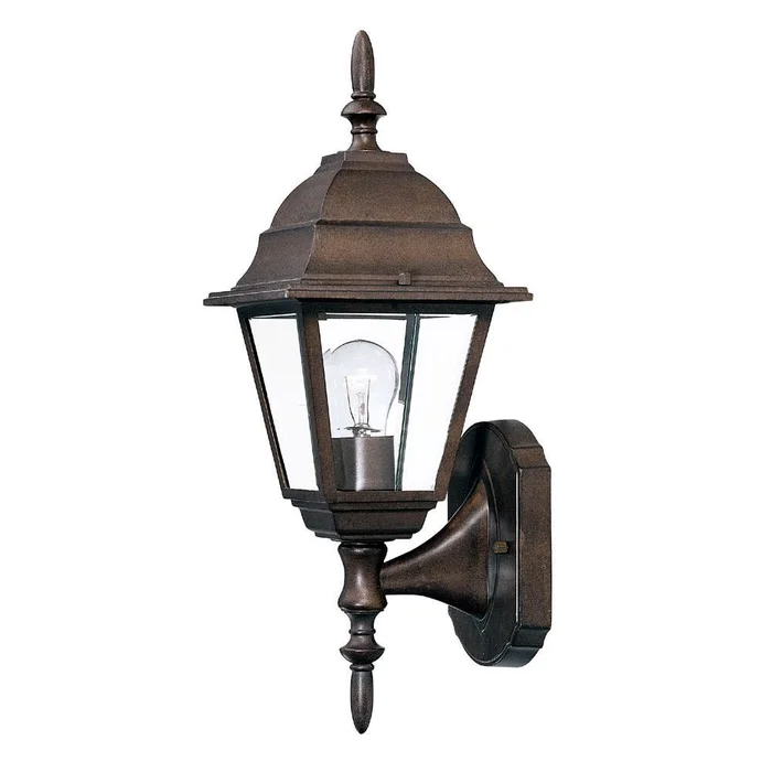 Acclaim Builder’s Choice 1-Light Outdoor Wall Light – Burled Walnut – 4001BW