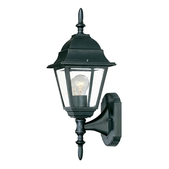 Acclaim Builder’s Choice 1-Light Outdoor Wall Light – Matte Black – 4001BK