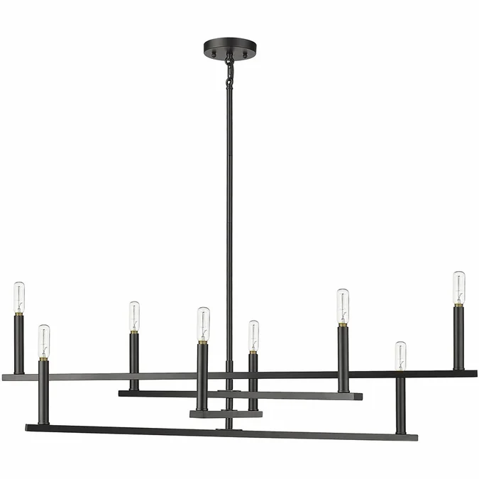 Acclaim Lighting IN20026BK Hale Contemporary Black Chandelier Light