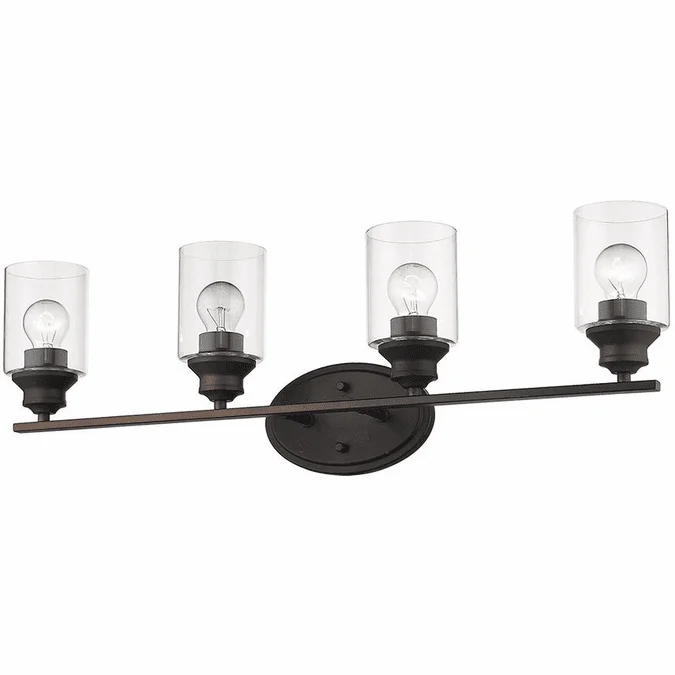Acclaim Lighting IN41453ORB Gemma Oil-Rubbed Bronze 4-Light Lighting For Bathroom