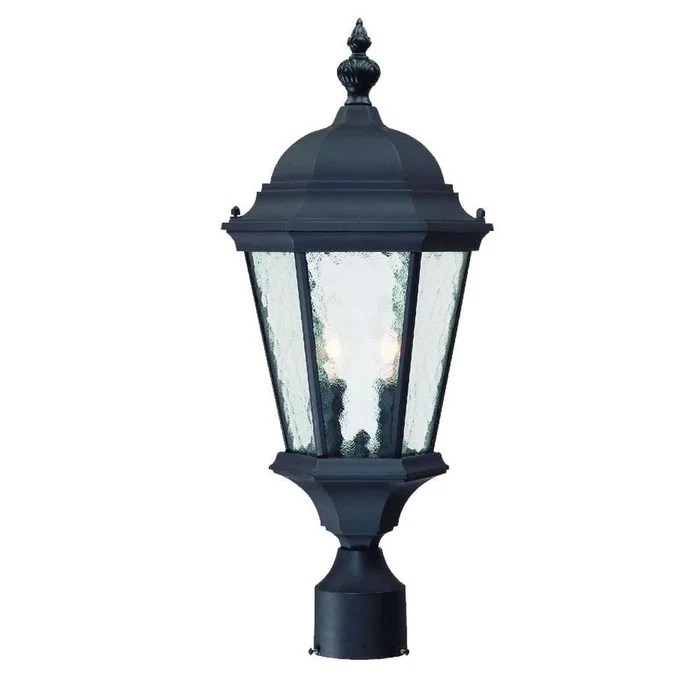 Acclaim Telfair 2-Light Outdoor Post Mount – Matte Black – 5517BK