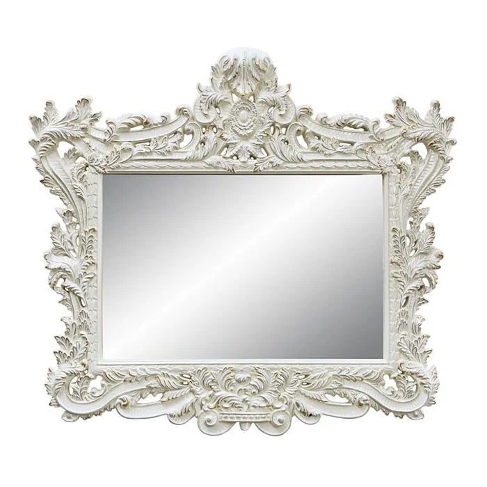 ACME Adara Mirror in Antique White BD01250 EST SHIP TIME APPX 4 WEEKS