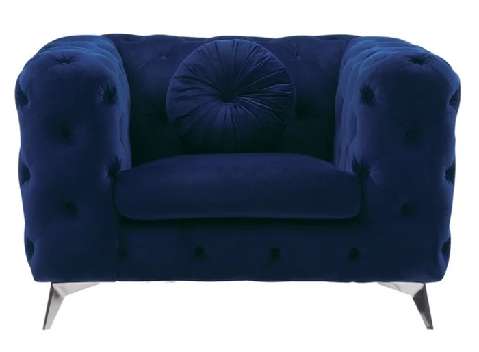 Acme Furniture Atronia Chair in Blue 54902 EST SHIP TIME APPX 4 WEEKS