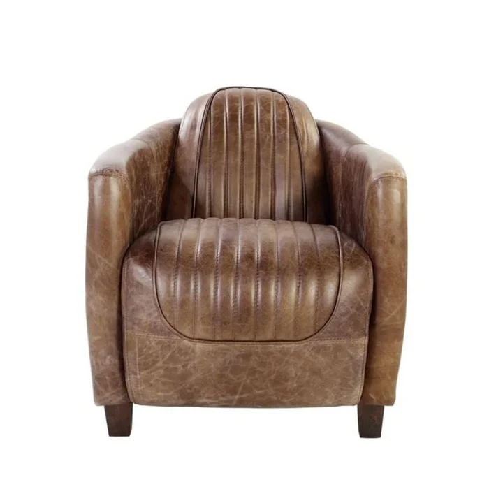 Acme Furniture Brancaster Chair in Retro Brown 53547 EST SHIP TIME APPX 4 WEEKS