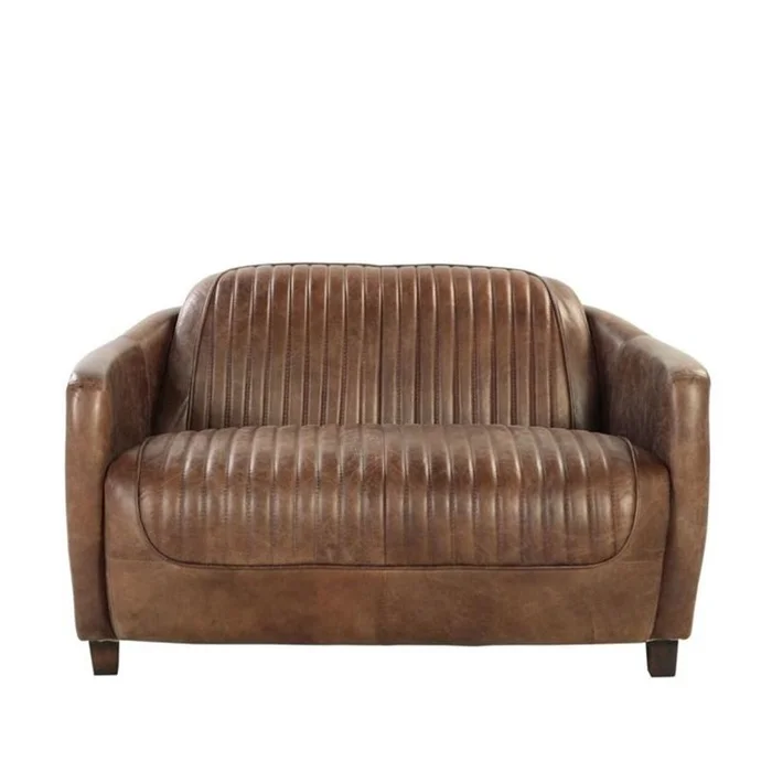 Acme Furniture Brancaster Loveseat in Retro Brown 53546 EST SHIP TIME APPX 4 WEEKS