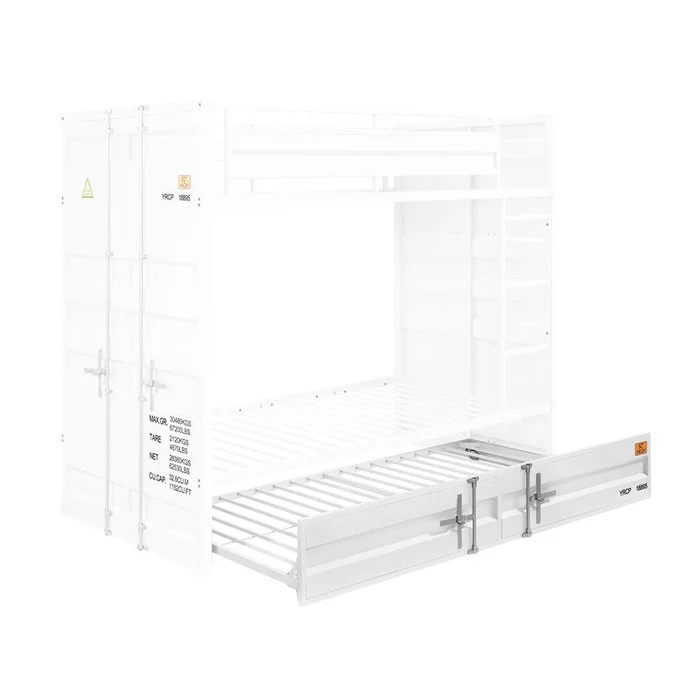 Acme Furniture Cargo Trundle in White 37882 EST SHIP TIME APPX 4 WEEKS