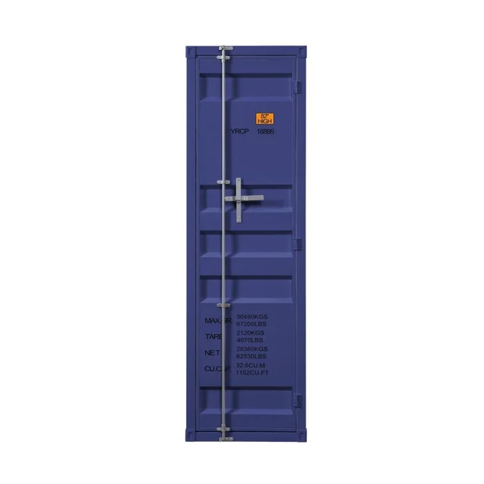 Acme Furniture Cargo Wardrobe in Blue 35941 EST SHIP TIME APPX 4 WEEKS