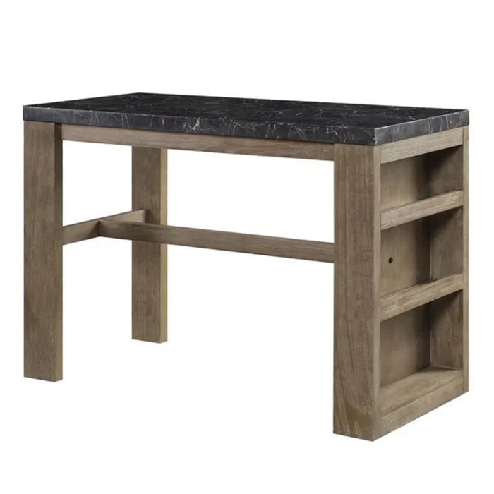 Acme Furniture Charnell Counter Height Table in Oak DN00551 EST SHIP TIME APPX 4 WEEKS