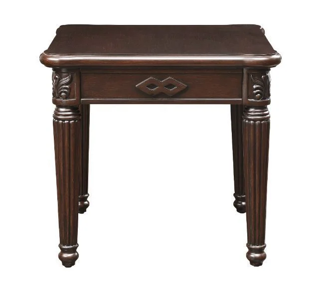 Acme Furniture Chateau De Ville End Table in Espresso 88267 EST SHIP TIME APPX 4 WEEKS