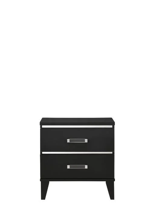 Acme Furniture Chelsie Nightstand in Black 27413 EST SHIP TIME APPX 4 WEEKS