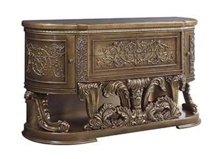 Acme Furniture Constantine Server in Brown & Gold DN00474 EST SHIP TIME APPX 4 WEEKS