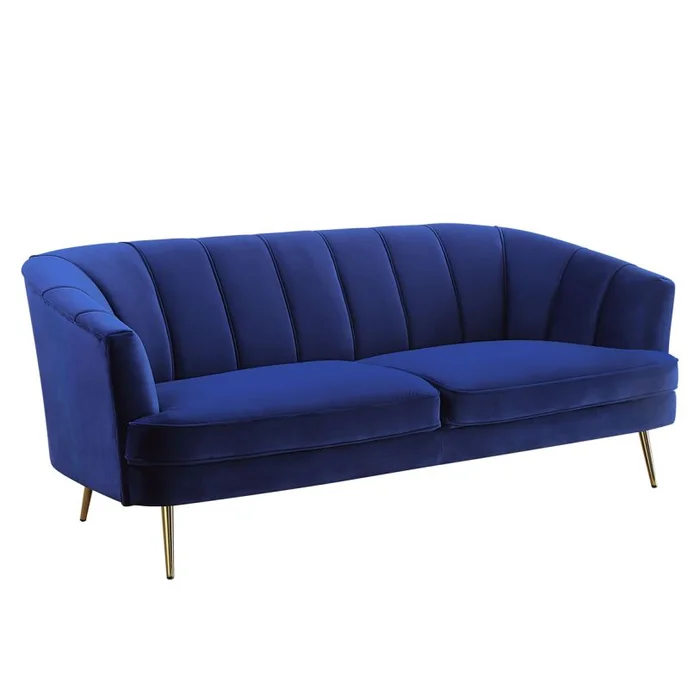 Acme Furniture Eivor Sofa in Blue Velvet LV00210 EST SHIP TIME APPX 4 WEEKS